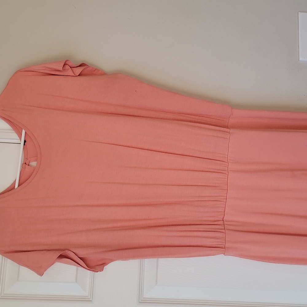 Peach dress